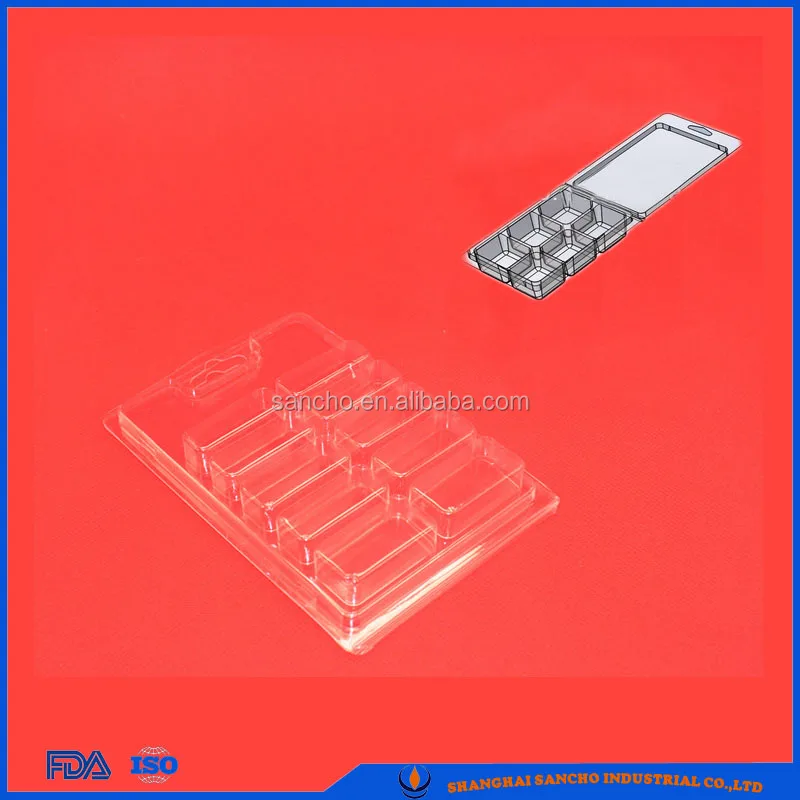 
Accept custom clamshell packaging wax melts 