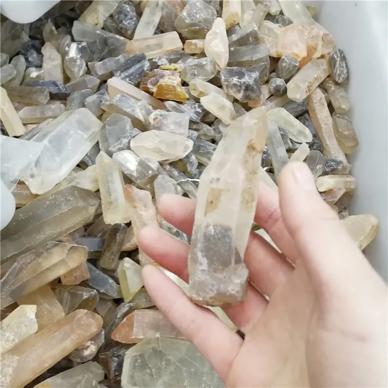 Wholesale Raw clear quartz crystal stone rought white quartz crystal stones
