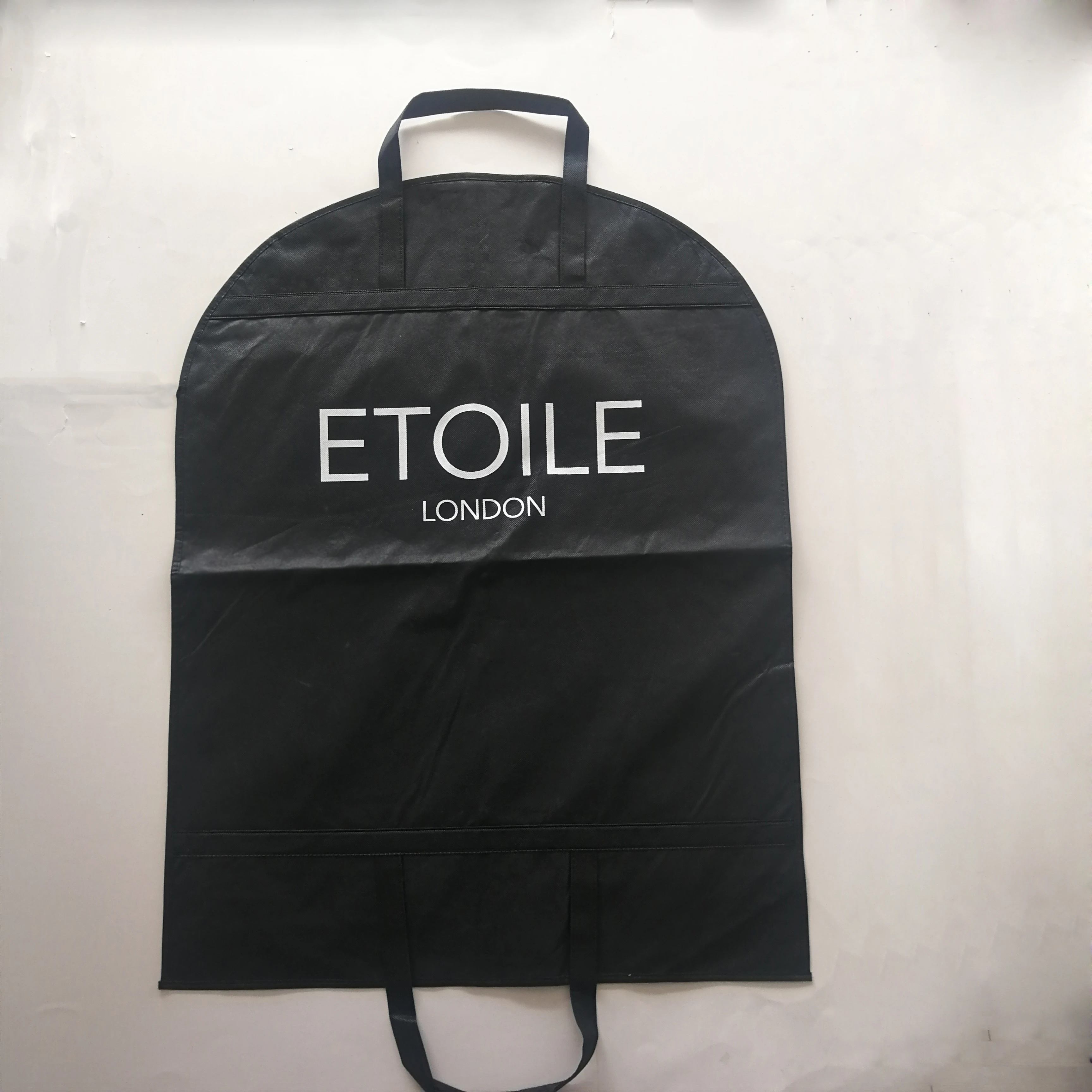 Customized non woven/oxford/peva/pvc dustproof long dress dance bags with garment rack