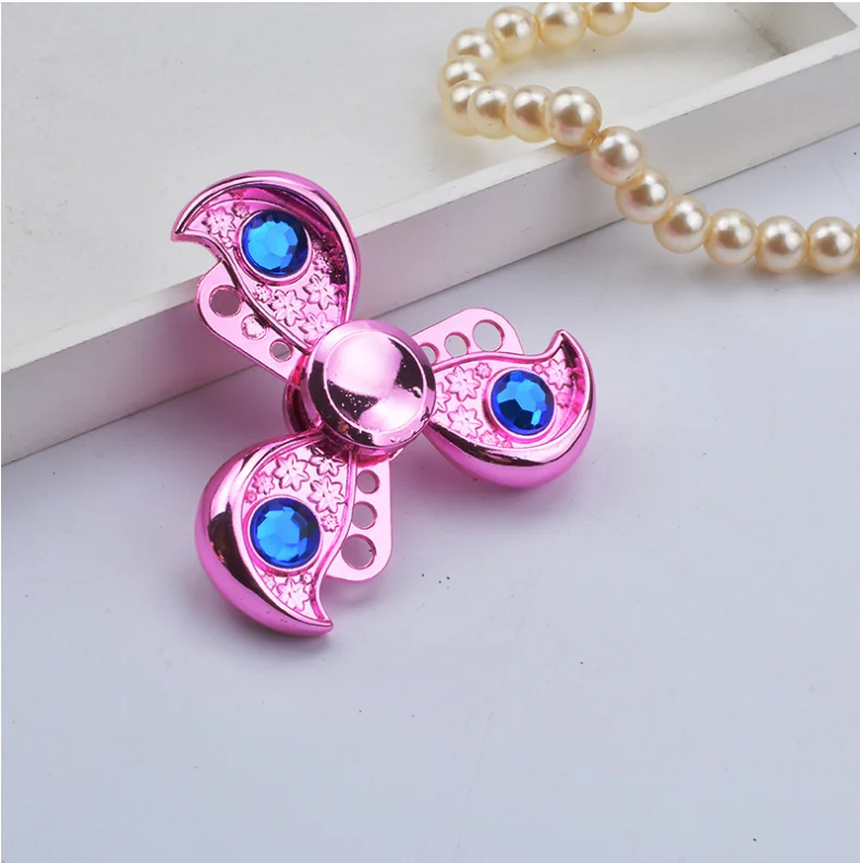 
Crystal Rainbow Metal EDC Hand Spinner Finger Fidget Gyro Kids Adult Focus Toy 