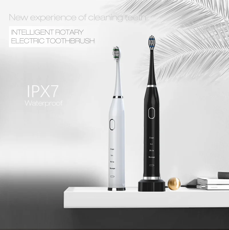 HONGLONG Sonic Electric Tooth Brush Family Customized Logo Replaceable Ultrasonic Vibration Toothbrushes