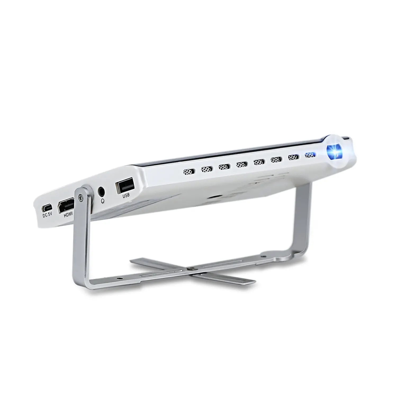 
Mini Pico Video Projector for iPhone, Android, Laptop, HD Home Theater mobile Projector Support 1080P P2 