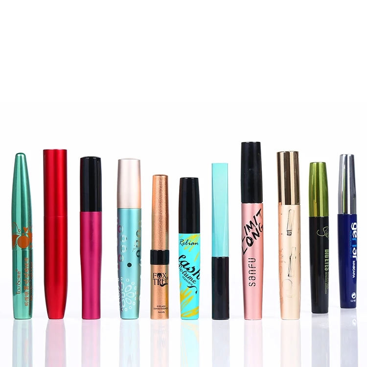 Plastic + aluminum material Empty mascara tube packaging.