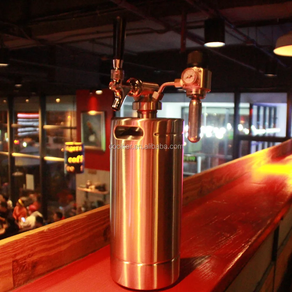 Рождественская распродажа пивной Диспенсер Для 4 л мини-бочонок из нержавеющей стали