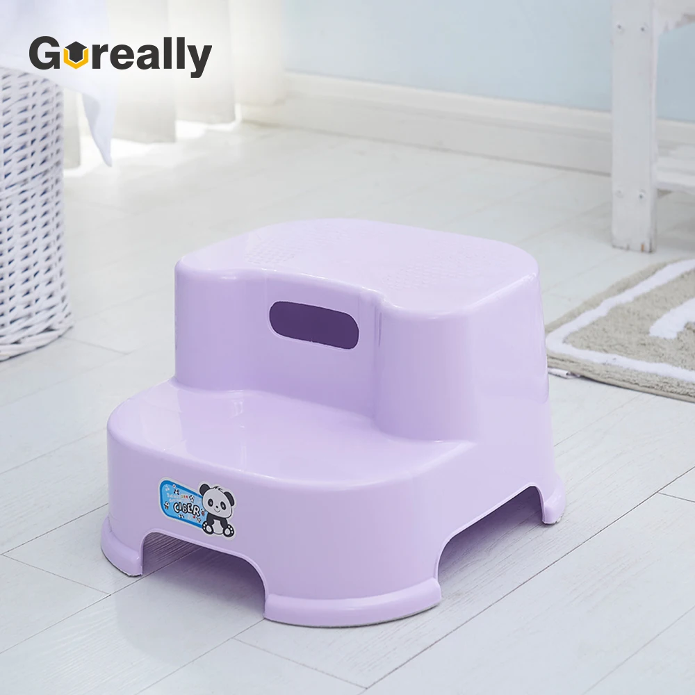 
Toddler children small bathroom bath plastic step ladder stool for kids 
