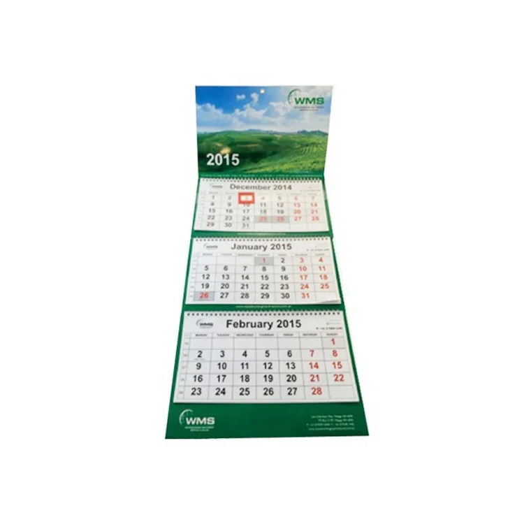 
Бумага 3 раза настенный календарь по индивидуальному заказу 