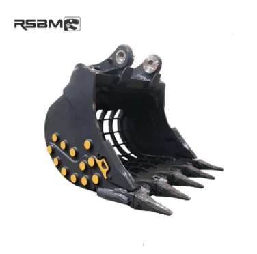 Factory price PC200 Skeleton Rock Bucket from China