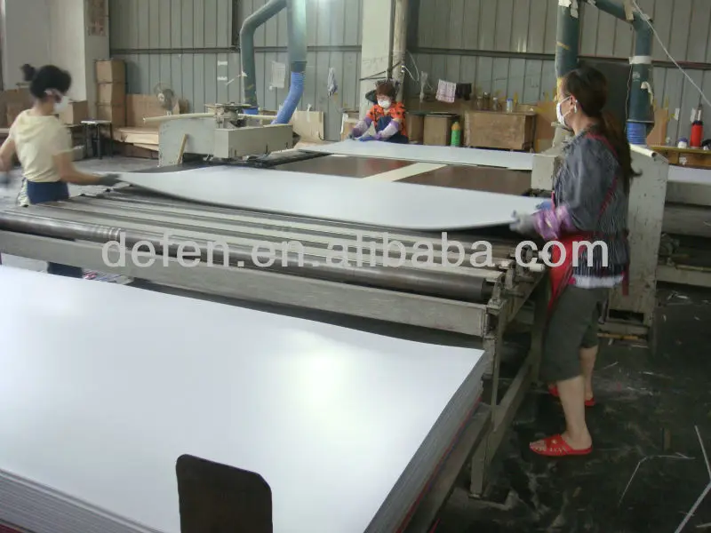 
fire proof water proof matt white formica HPL in kitchen 