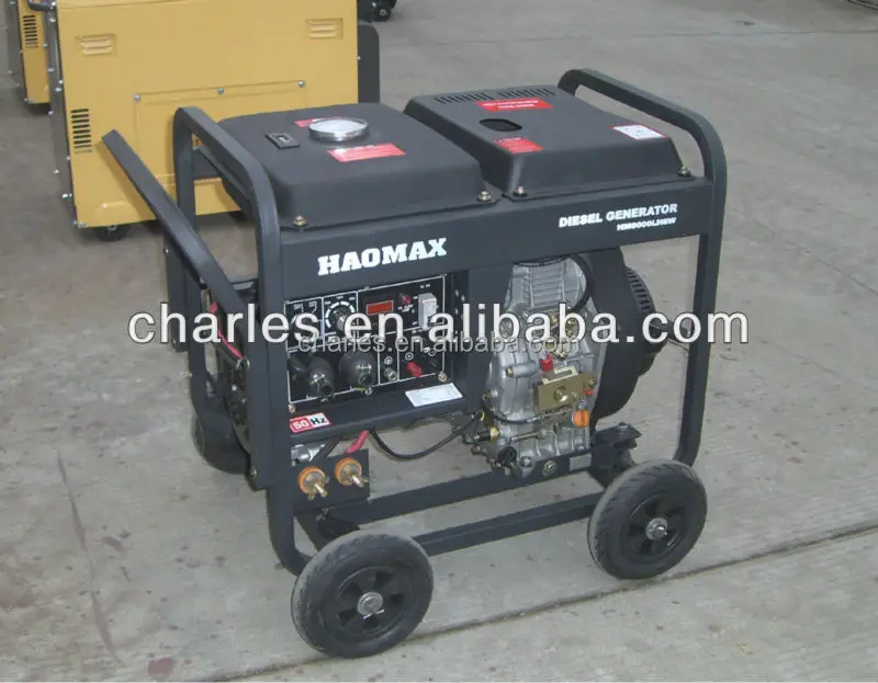 5.0kw180A-200A open type air cooled diesel generator with welder