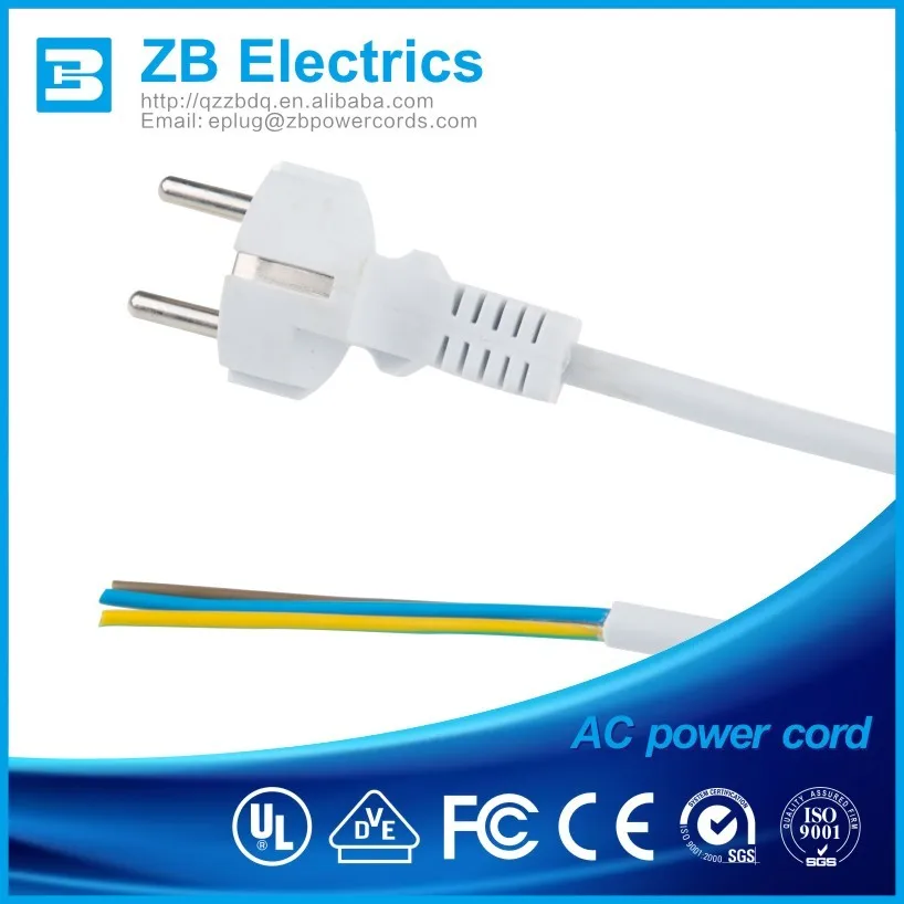 Электрический штекер, удлинитель, шнур питания переменного тока европейского стандарта