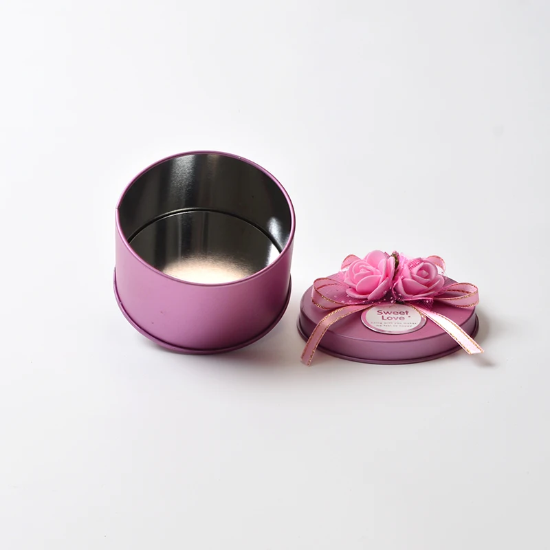 Hot Selling Small Souvenirs Candy Box Return Gift Souvenirs Favor Tin Box for Wedding Guests