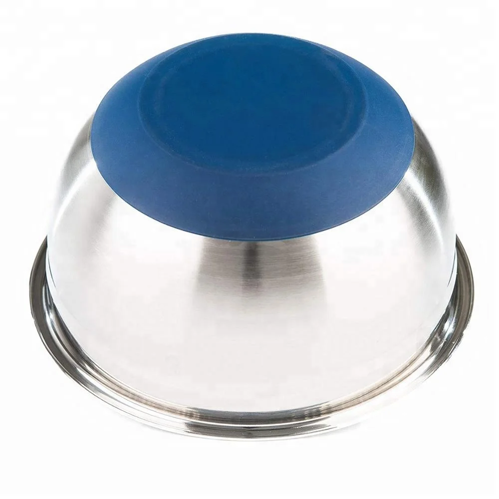 Perfect Set of 3 Non-Slip Stainless Steel Mixing Bowls with Lids