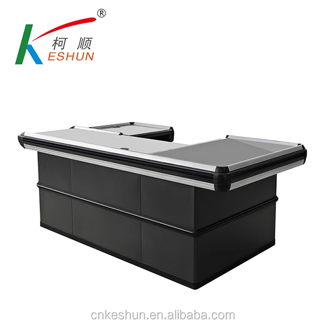 Factory direct sale simple modern checkout counter, multi-function supermarket cashier desk