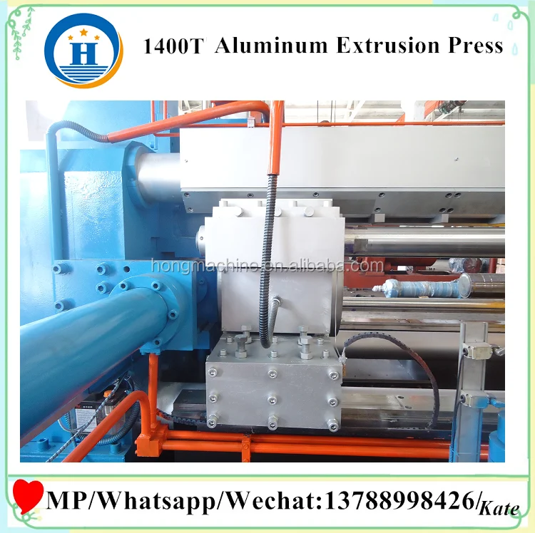 Линия экструзии алюминия пресс-экструдер, прямой алюминиевого профиля нажмите на 1400 т