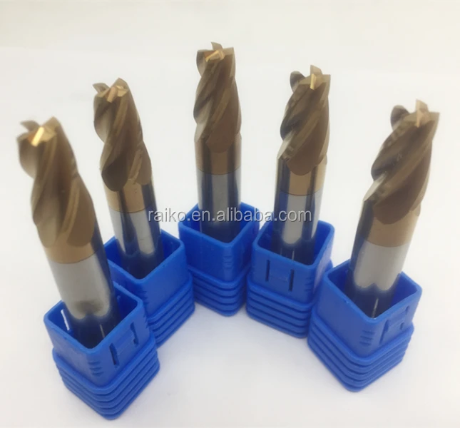 4 Flutes HRC55 Carbide Taper End Mill for Metal Carbide Tapered Milling Cutters