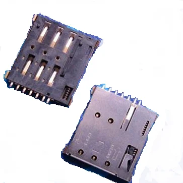 with CD Pin Stable Performance Push Type Nano SIM Card Holder connector