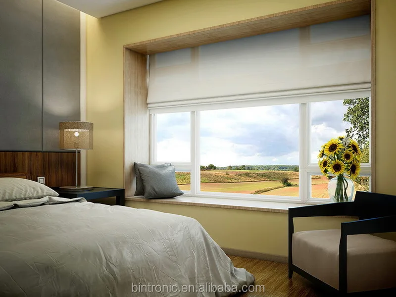 Bintronic Home Decor Техника Электрическая Auminum Сплава Трек Римские Шторы Механизм Аксессуары