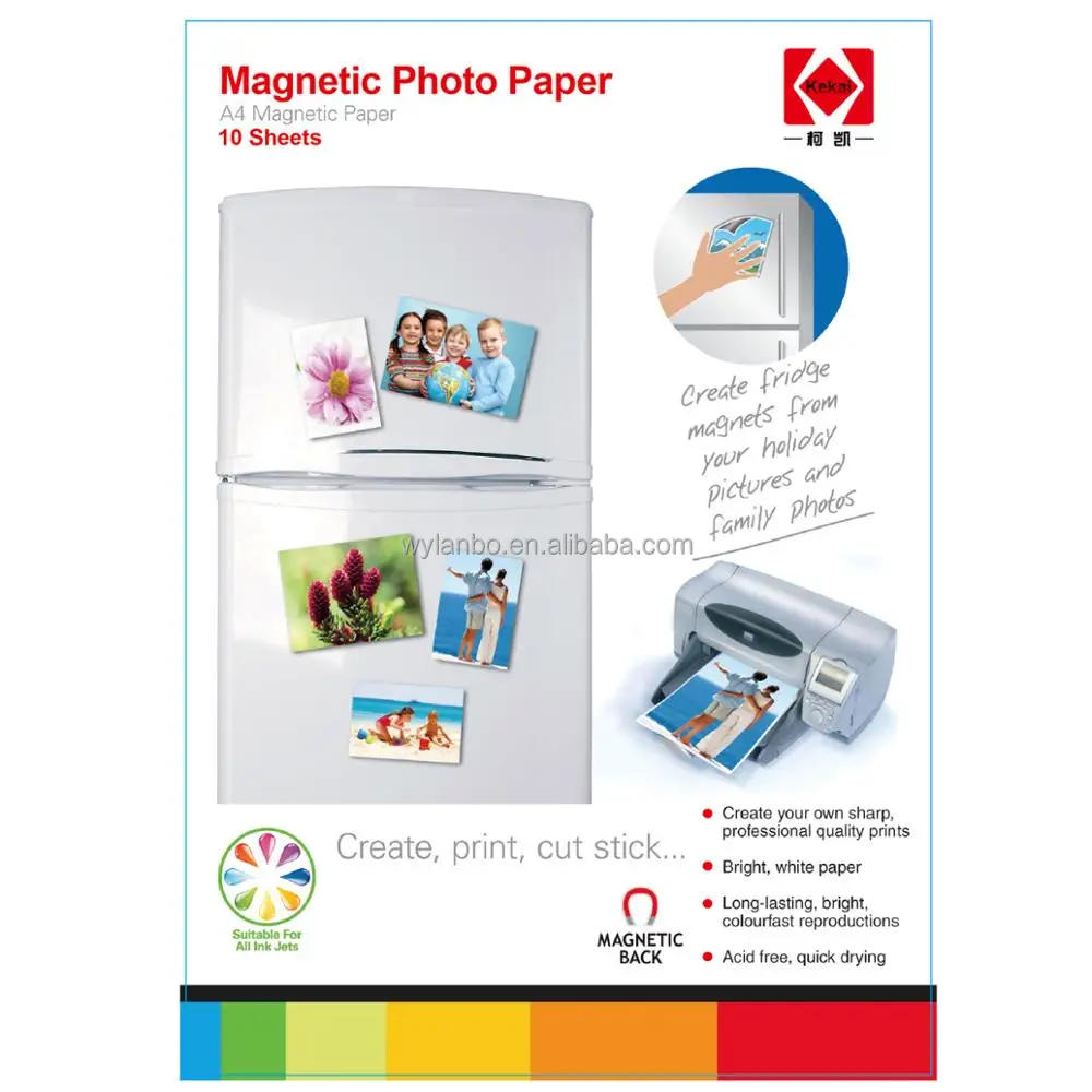 Magnetic glossy photo paper A4 - 210x297mm