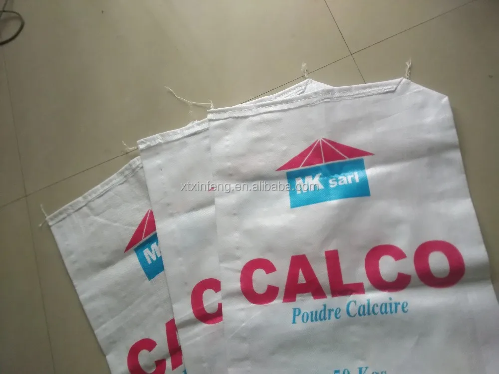 
Customized pp material packaging 20kg 25kg 50kg cement bag 