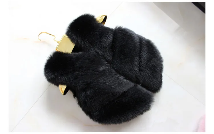 Newest kids fur vest children waistcoats baby girls vest