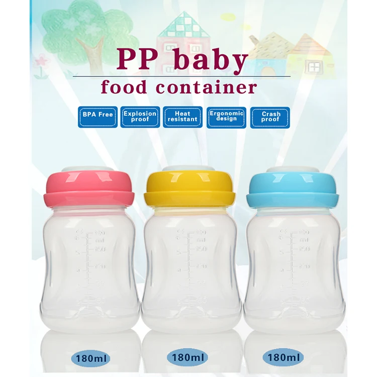 
Factory Comfortable new design disposable baby food containers milk powder container with lid 
