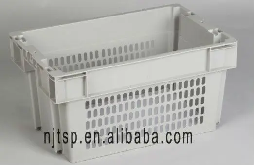 
Euro large size nest stack hard plastic storage packaging for fish transport crates 