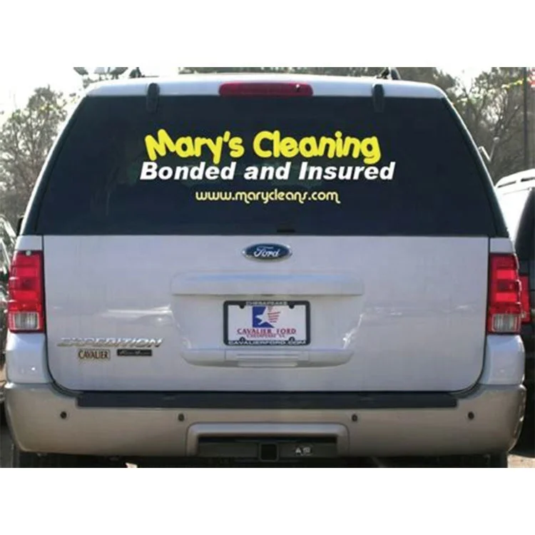 Factory Wholesale Bus Car Body Advertising Vinyl Sticker