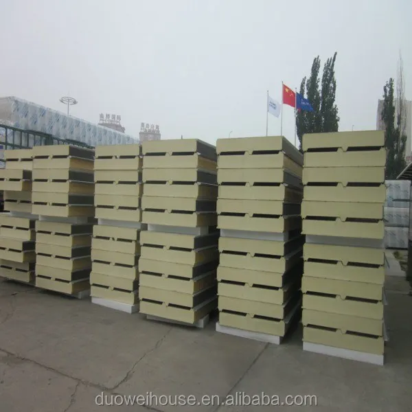 PUR/PIR foam heat insulation sandwich panel