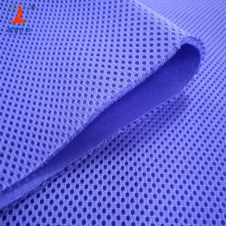  OEKO-Tex стандартная 3 мм полиэфирная круглая дырочка сэндвич 3D воздушная сетчатая ткань для стула сумки спортивной обуви