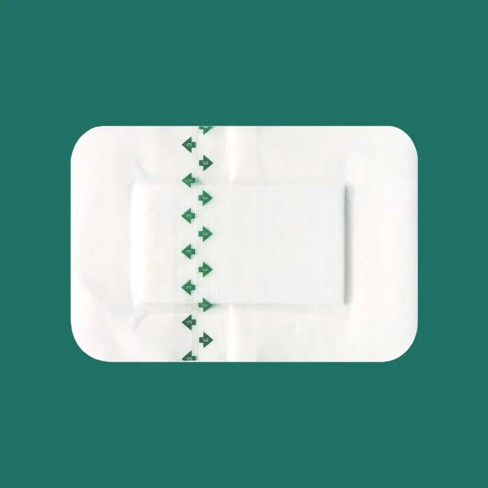 surgical wound adhesive plaster transparent wound island dressing with PU film