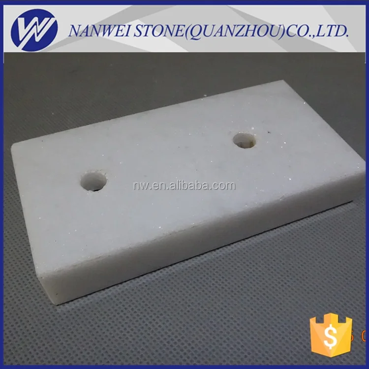 cheap marble trophy double basement price, guangxi white marble,white color marble stone base