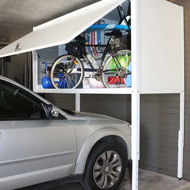 European popular Over Car Bonnet cabinet steel garage cabinet/car parking locker storage locker