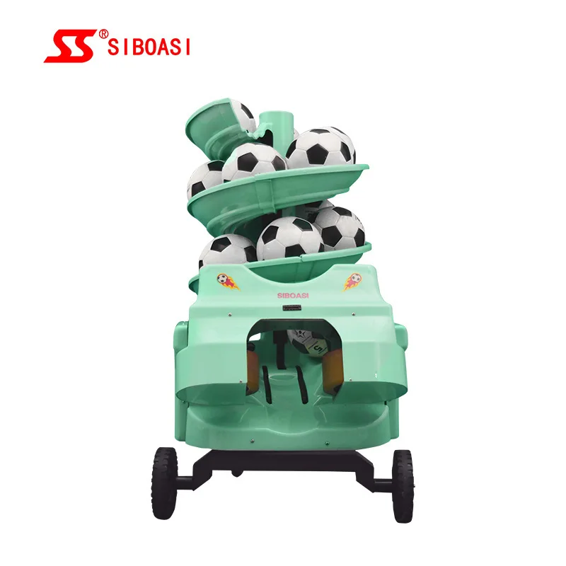 SIBOASI S6526 soccer ball throwing machine for sale from factory