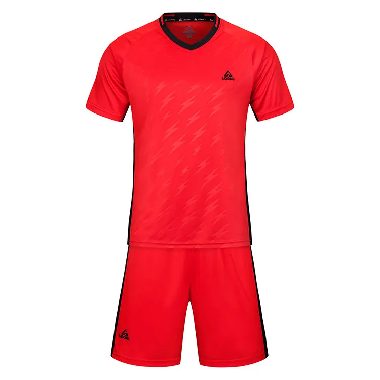 
New Arrival Custom Design Football Jersey Wholesale Soccer Wear Set 