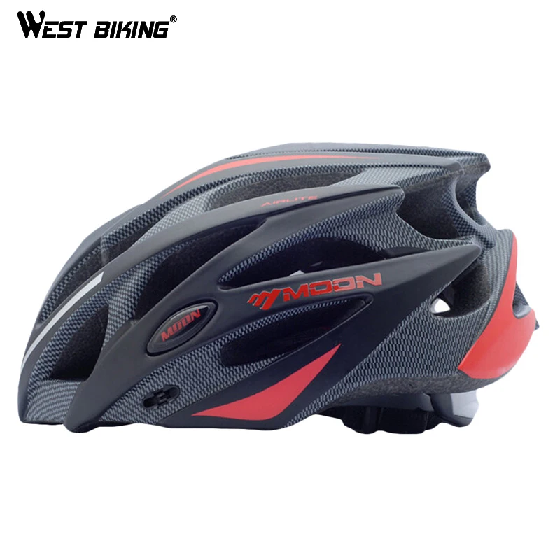 
WEATBIKING Brand Professional Bicycle/Cycling Helmet Ultralight Integrally-molded 21 Air Vents Road Mountain Adult Bike Helmet 