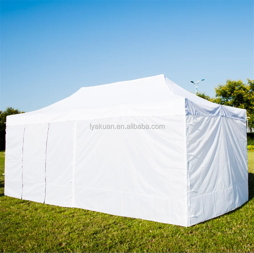 3x6 outdoor pop up folding gazebo tent roof top party event tent with side fabric