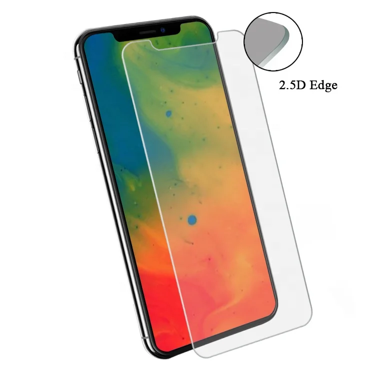 
9H Anti Shock Mobile Phone Film Silicone Tempered Glass Screen Protector 