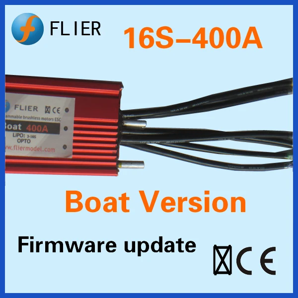 Water-cooled brushless marine 16S 400A ESC+program box