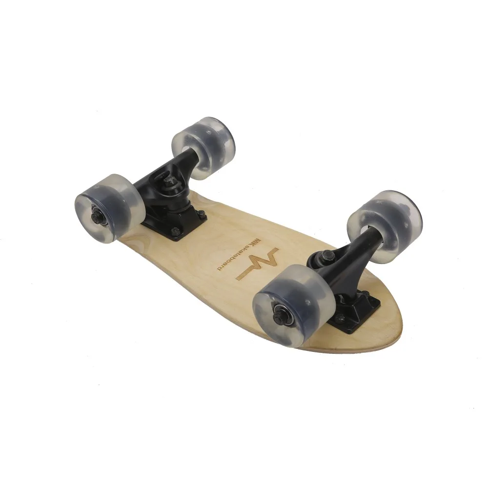 Custom Logo 4 Wheels Mini Maple Wood Cruiser Deck Skateboard for Adults and Kids