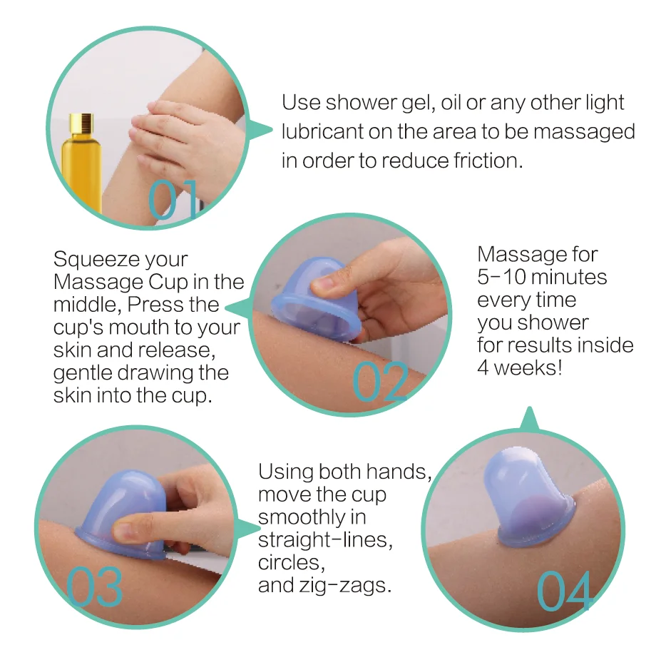 silicone cupping massage vacuum Chinese Medicine Apparatus suction cup