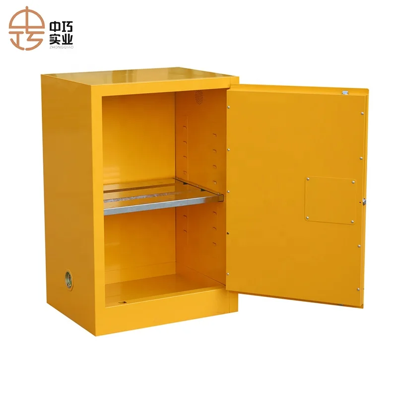yellow flammable chemical explosion-proof storage safety cabinet Fire-resistant Chemical Industrial Fireproof safety cabinet