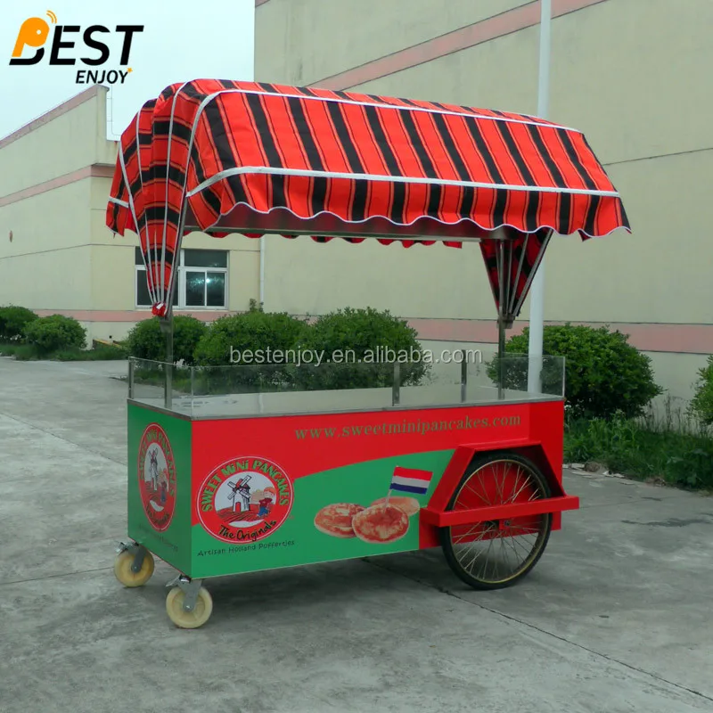 China factory checkered plate mobile cheap hot dog hotdog cart