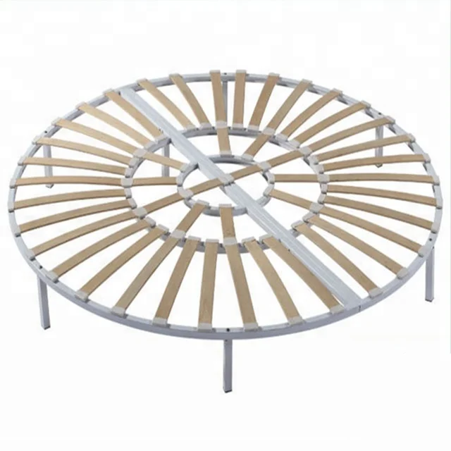 China Factory Folding Round Bed base with Slat