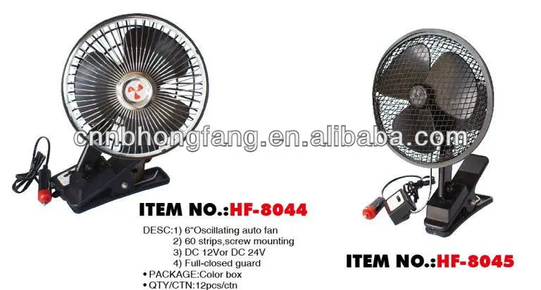 Manufacturers selling 6 inch mini car fan Portable car fan