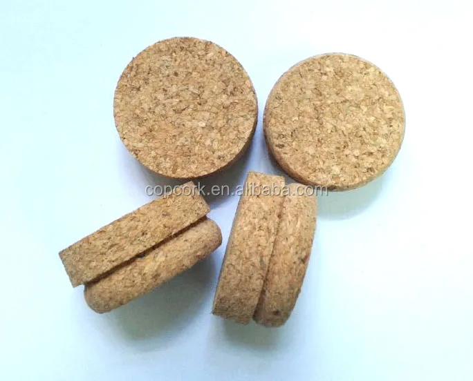 Cork paper tube stopper