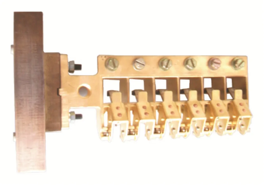 F Type Carbon Brush Holder for Cement Plant F134 6 Cavities 32*32