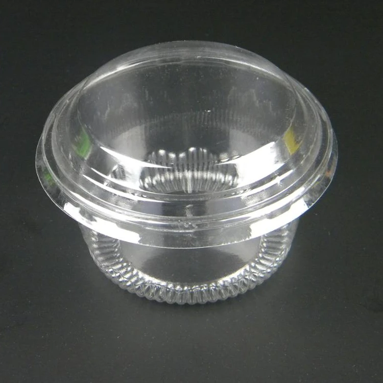 
Plastic creme brulee container box 