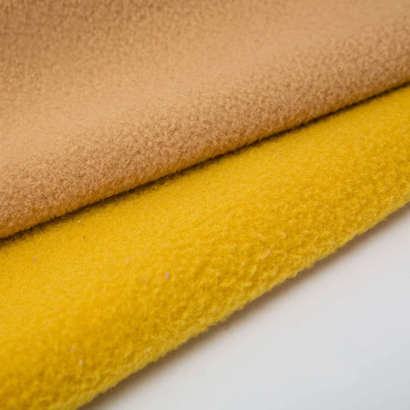 Thick worsted 85% cotton 15 polyester polar fleece fabric for sale