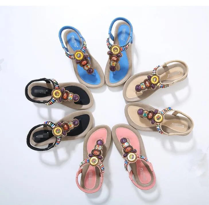 cy10909a 2018 bid size latest ladies sandals designs flat sandals for ladies pictures