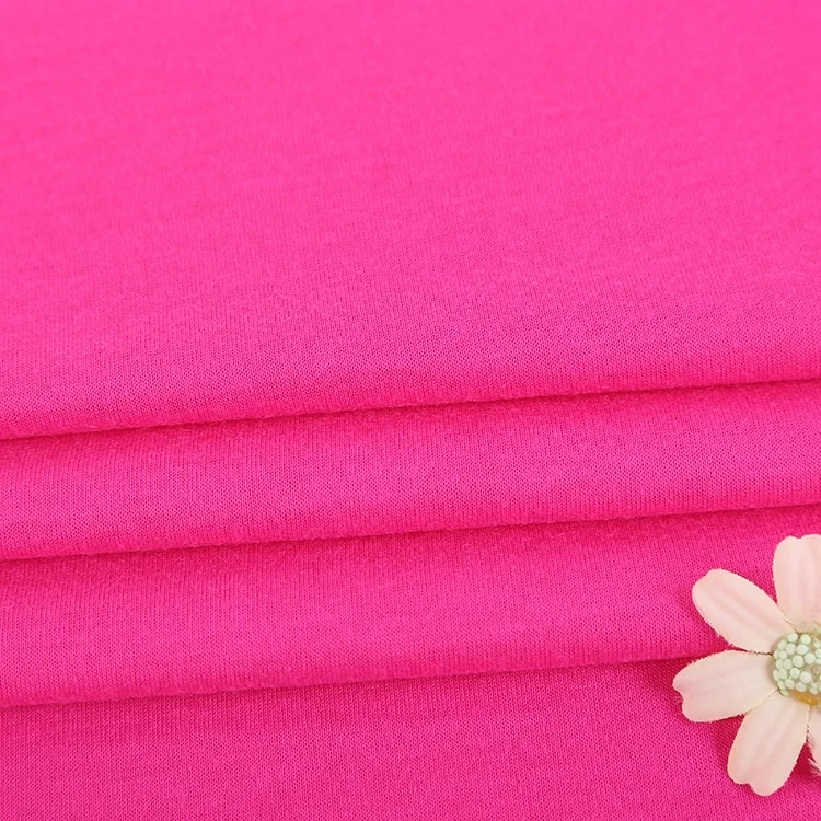 
High elastic soft spandex polyester dry fit cool touch feeling single jersey fabric 